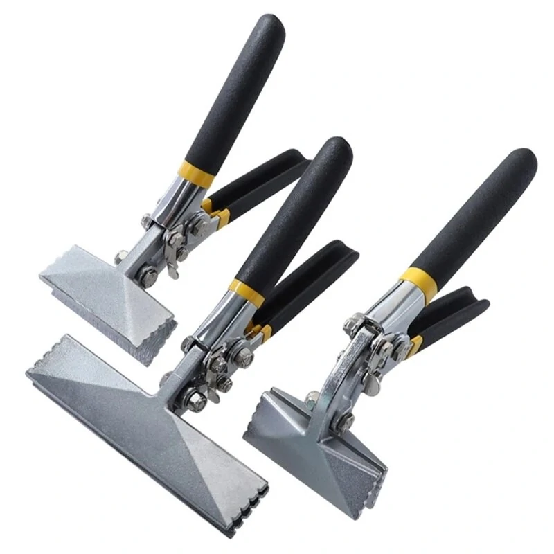 Wide Jaw Sheet Metal Bending Pliers | 80mm & 150mm Straight, 80mm Elbow | Hand Seamer & Welding Tool