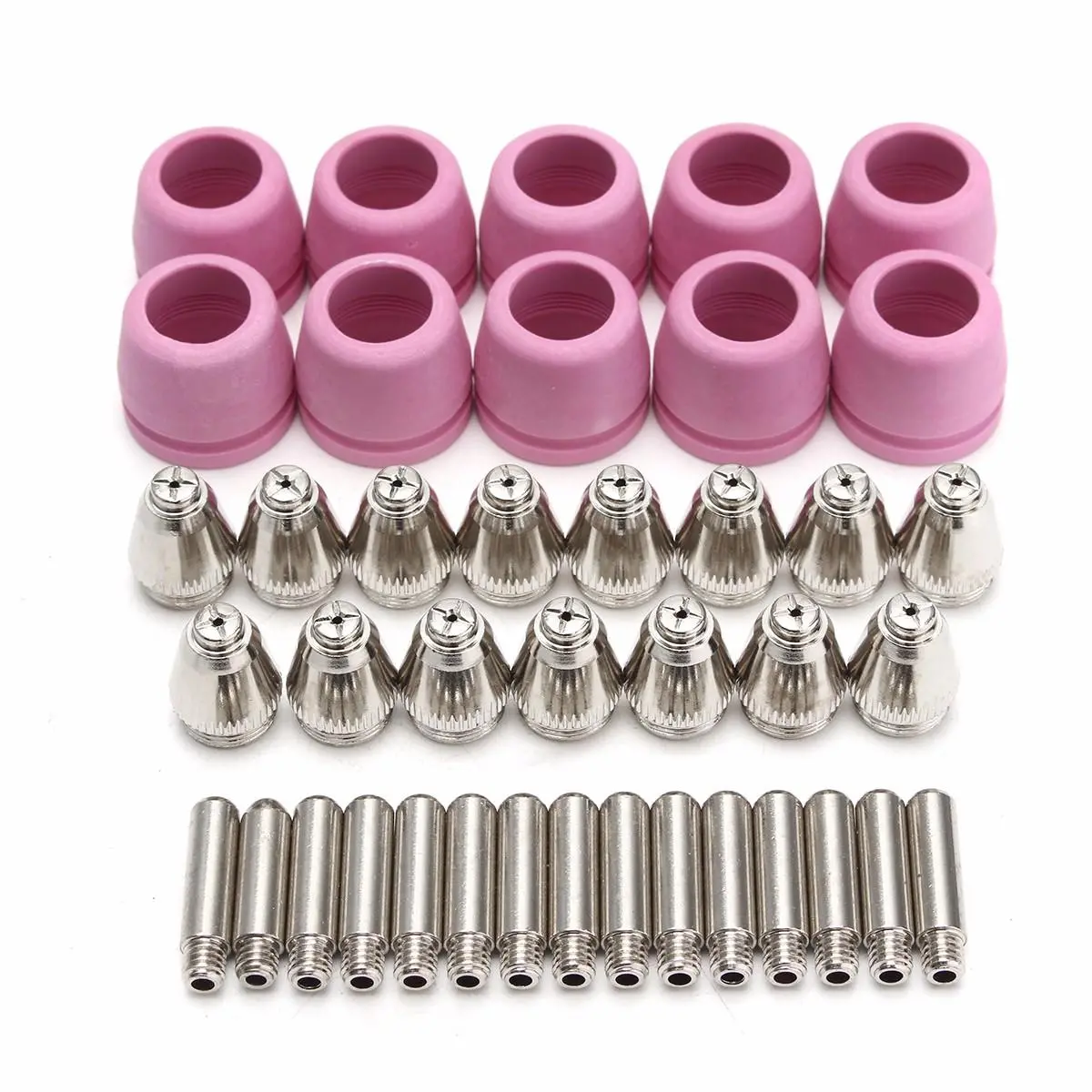 40Pcs Welding Torch Nozzle & Electrode Kit - Plasma Consumables for LTP5000D LTP6000