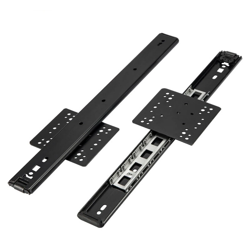 Telescopic Cabinet Slides 12 Inch | Chrome Steel | Heavy Duty 12kg Load