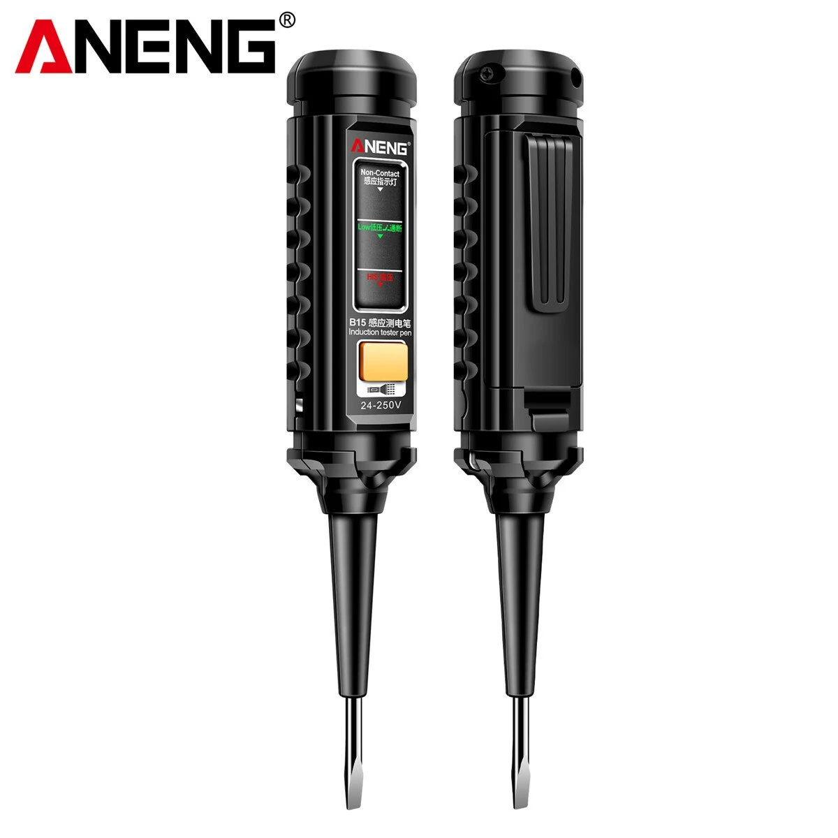 ANENG B15 Voltage Tester Pen - AC/DC Detection with Flashlight & Wide Range