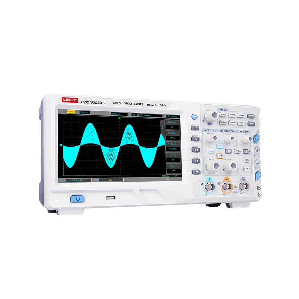 UNI-T UTD2102CEX-II Digital Oscilloscope | 2CH 100MHz 1GS/s | 8-Inch TFT Display