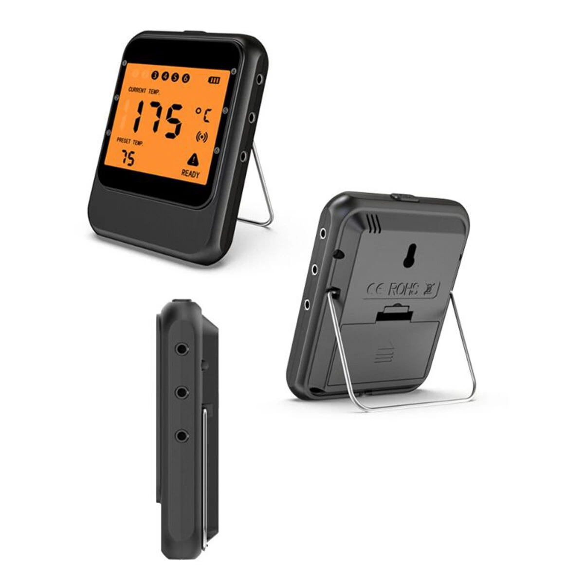 Wireless Smart Meat Thermometer with 2-6 Probes | For iOS & Android BBQ