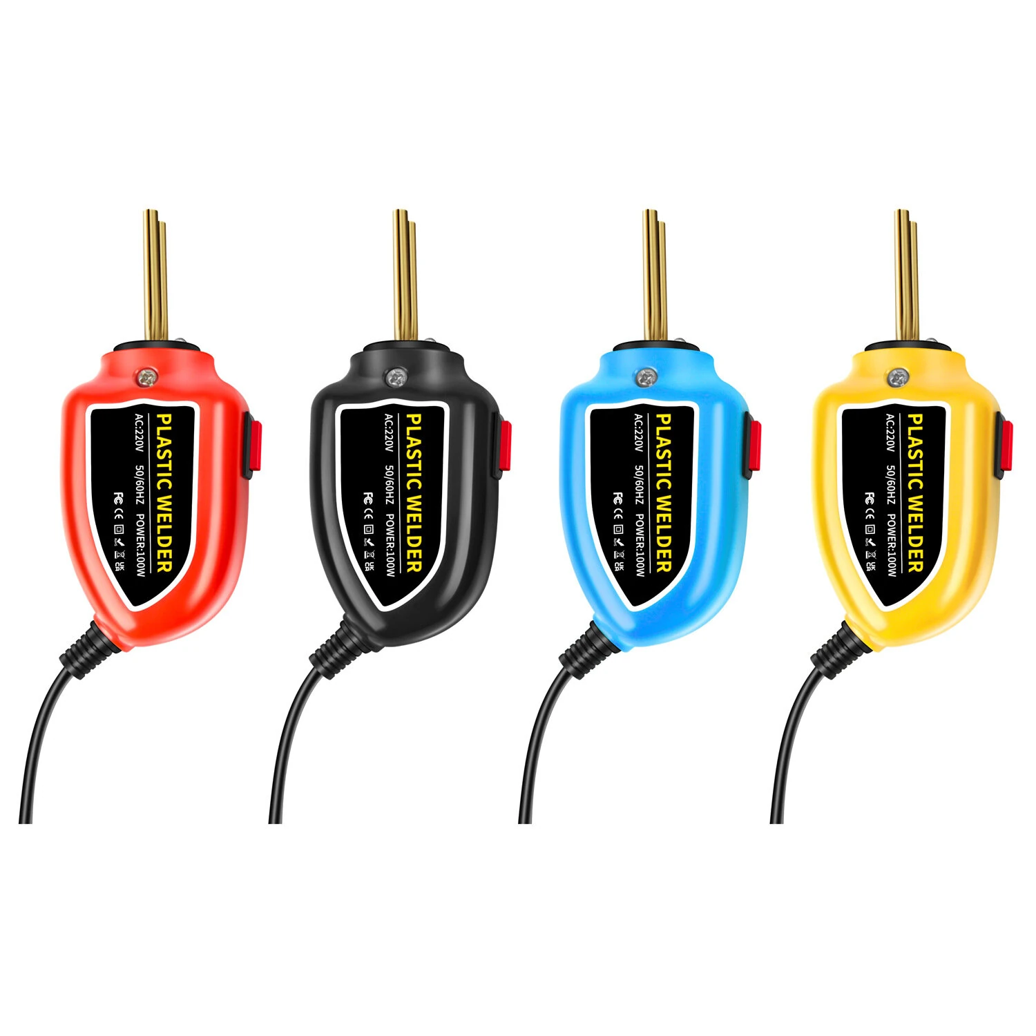 XCER-110 100W Plastic Welding Kit | Hot Stapler PVC Welder Gun for Car Bumper & Dashboard Repair