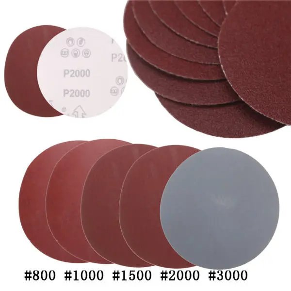 3M Sanding Discs 25-Pack | 5 Inch 800-3000 Grit Wet/Dry Abrasive Paper