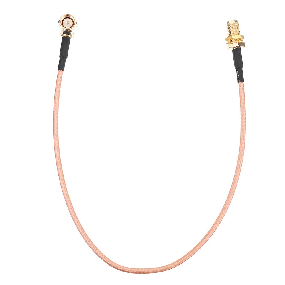 SMA Male Right Angle to SMA Female RG316 Coax Cable - 25CM Pigtail Adapter