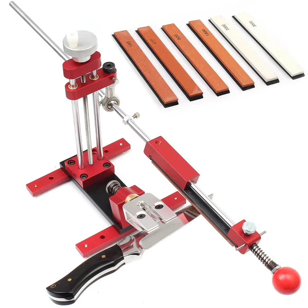 High Precision Fixed Angle Knife Sharpener | Reversal Clip & Slide Rail | Woodworking Tool