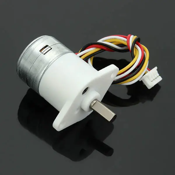 NEMA 8 Miniature Stepper Gearbox Motor - 5V DC, 2 Phase, 4 Wire