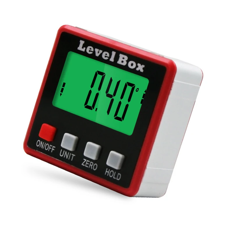 Wixey WR300 0.1° Digital Protractor | 4x90° Range | Magnetic Base & Backlight