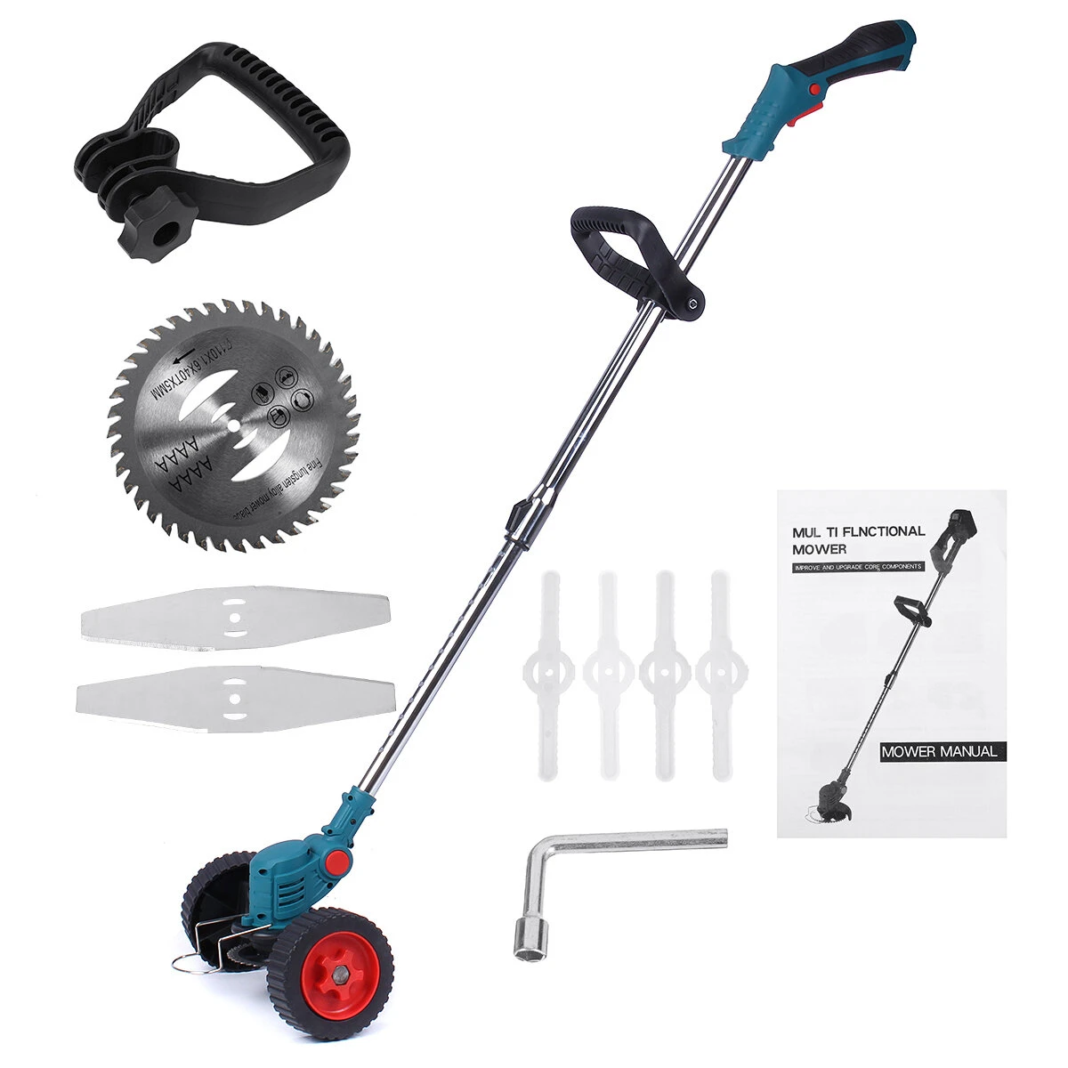 Drillpro 12V Cordless Grass Trimmer Kit | Lawn Mower & Garden Pruning Tool