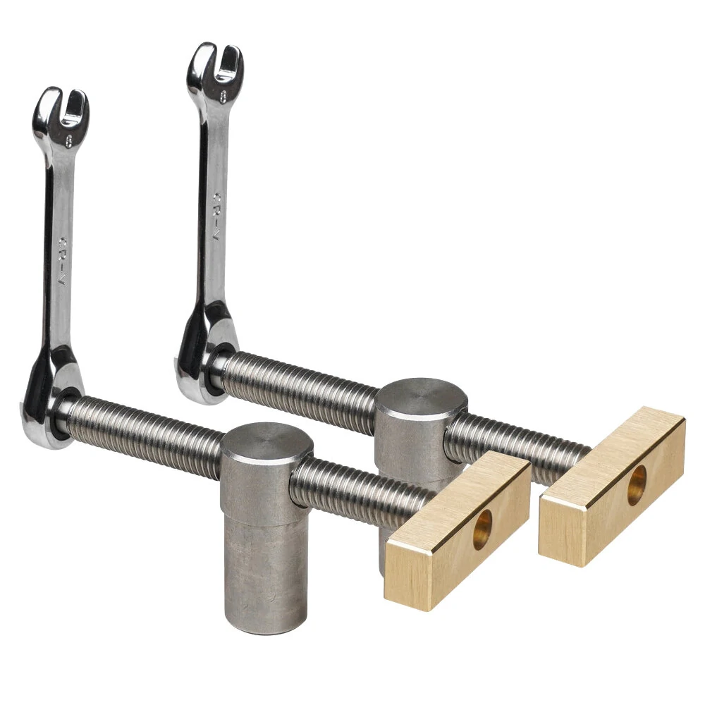 Ganwei 19MM/20MM Tiger Clamp & Lock Set | Brass & Stainless Steel Ratchet for CNC & Woodworking