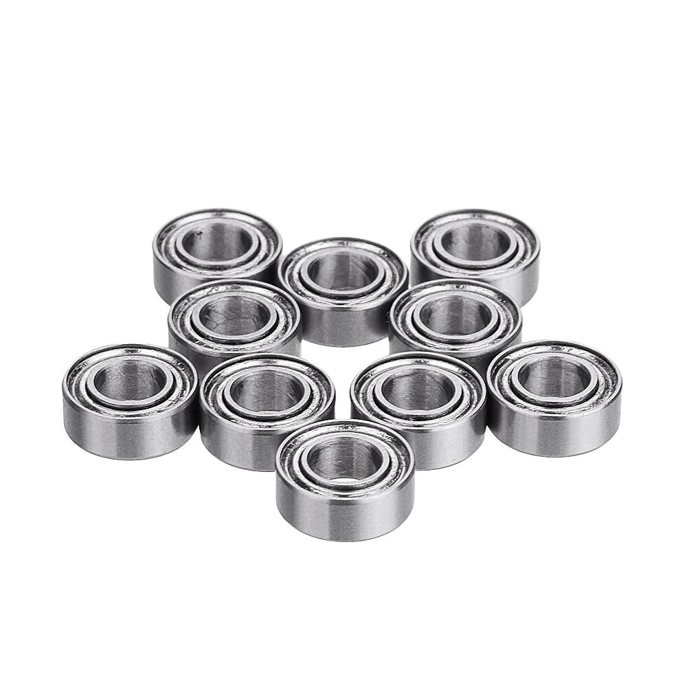Machifit 10pcs MR74ZZ MR84ZZ 4mm ID Double Shielded Deep Groove Ball Bearings - Miniature Ball Bearings