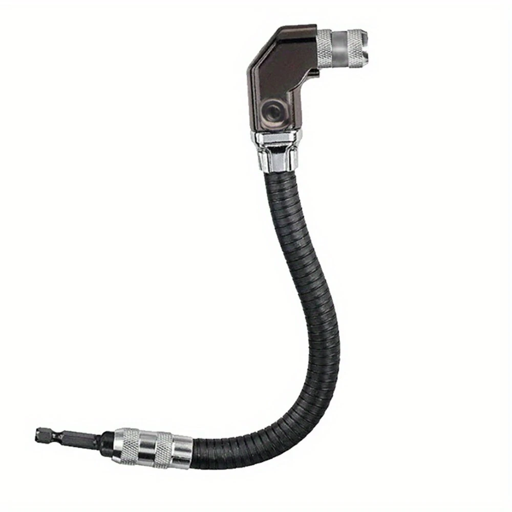 Right Angle Flex Shaft Drill Extension - 90 Degree Adjustable Adapter for Woodworking