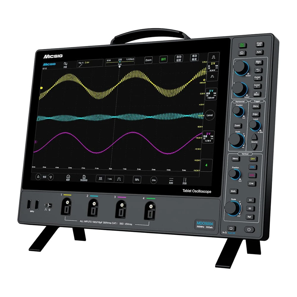 Micsig MDO2504 Digital Oscilloscope | 4 Channel 250MHz | Full Touch Screen