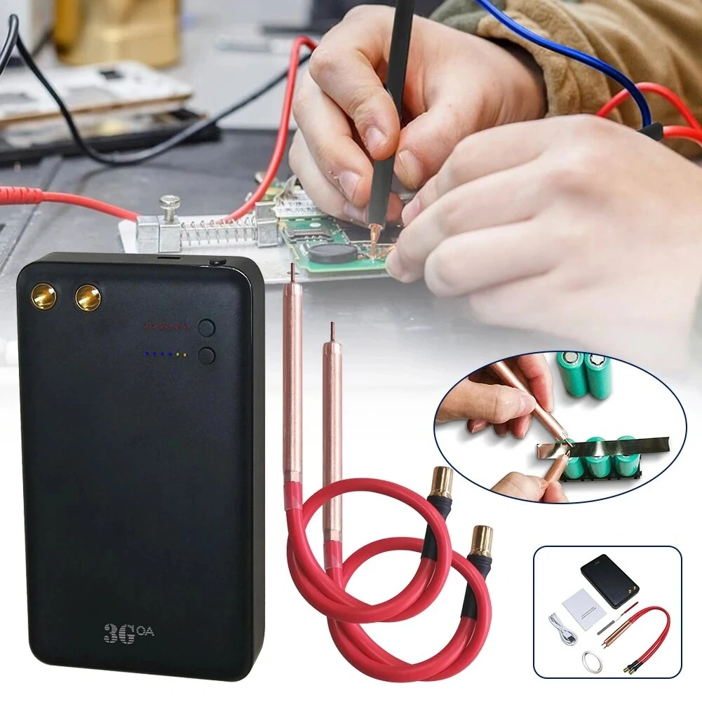 Portable Spot Welder - 6 Gears Adjustable Mini Welding Machine for 18650 Batteries