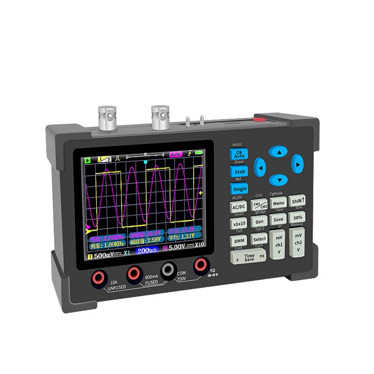 OWON 3 in 1 Digital Oscilloscope Multimeter Signal Generator | 120MHz | IPS Display