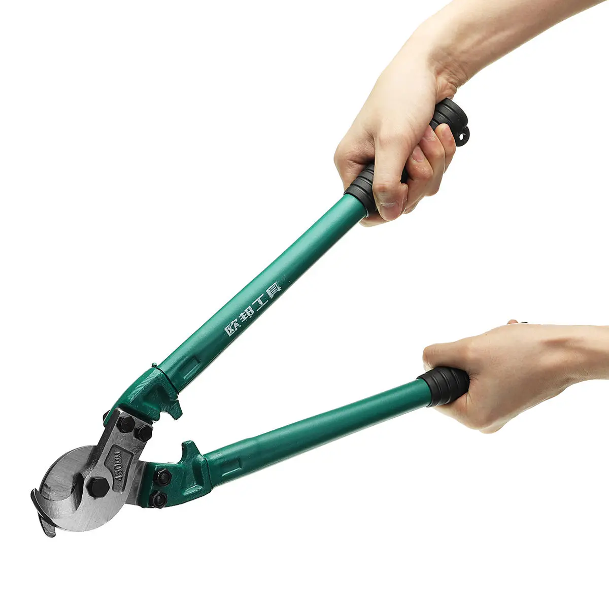 Knipex 18 Inch 450mm Electrical Cable Cutter | Manual Side Snip Flush Tool