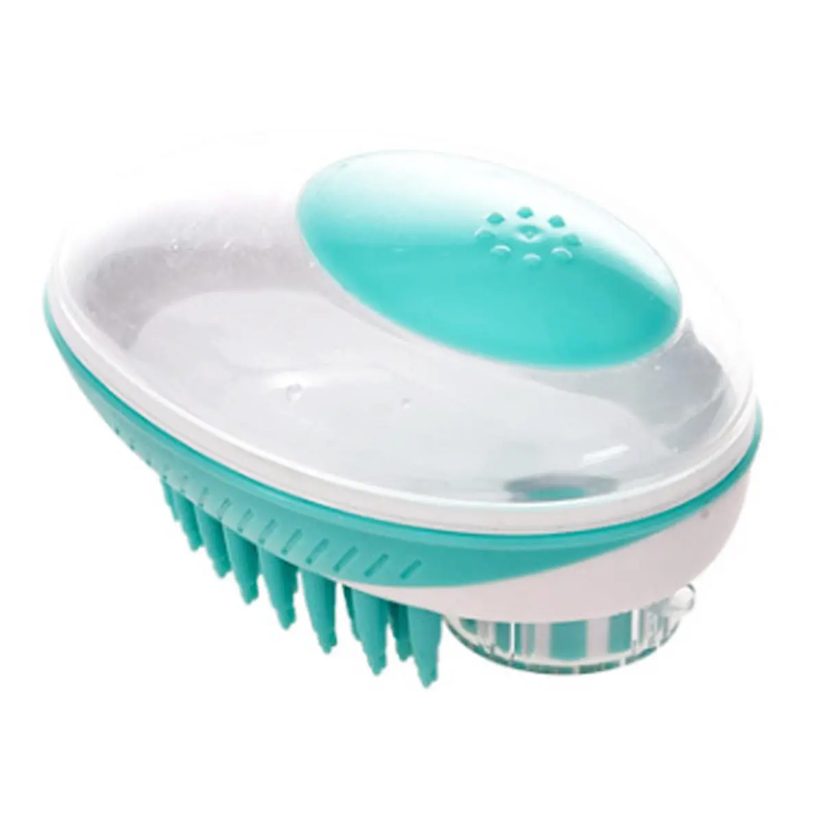 Dog Bath Brush - Silicone Pet Shampoo & Massage Comb | Hair Removal Tool for Dogs & Cats