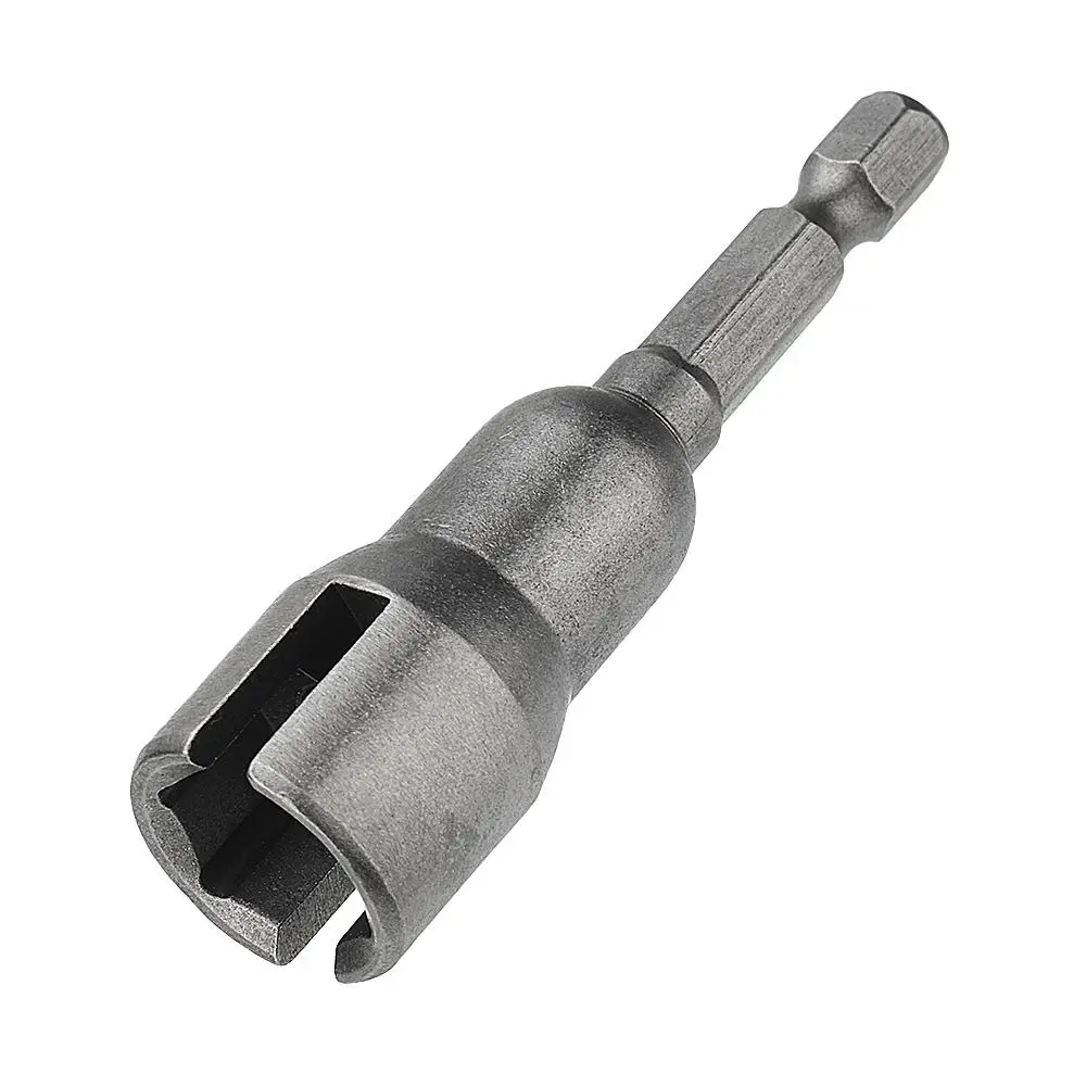 Drillpro 13mm Magnetic Nut Driver Socket Adapter | Slotted Sleeve Hex Screwdriver Bit