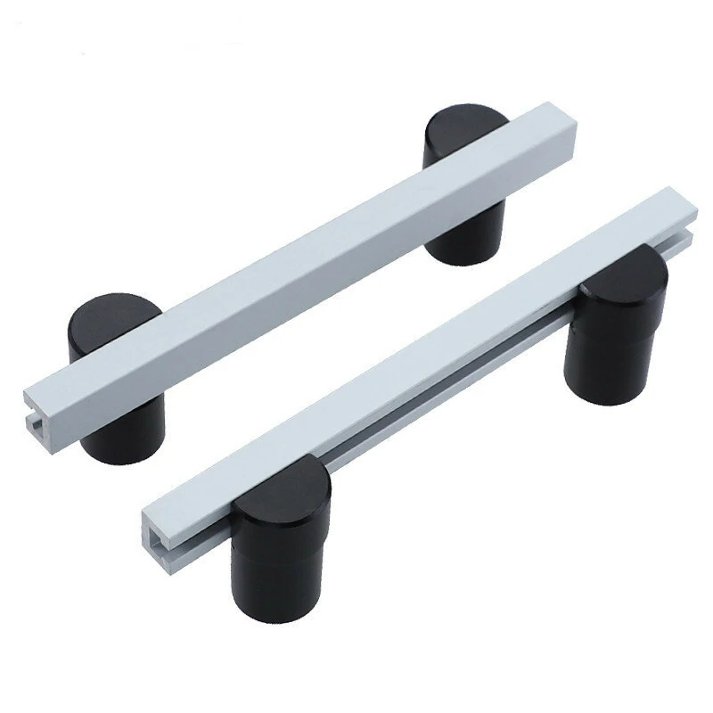2Pack Aluminum Alloy Planing Stop Board | Quick Release Limit Block & Stop Rod for Woodworking Table