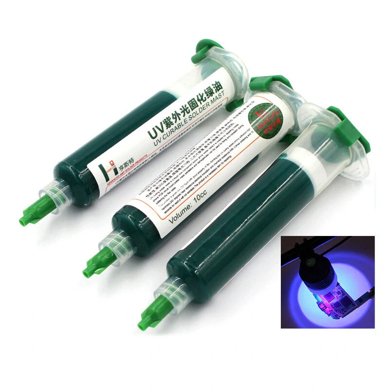 UV Curable Solder Mask - 10cc PCB Protection Paint for Mobile Phone Repair