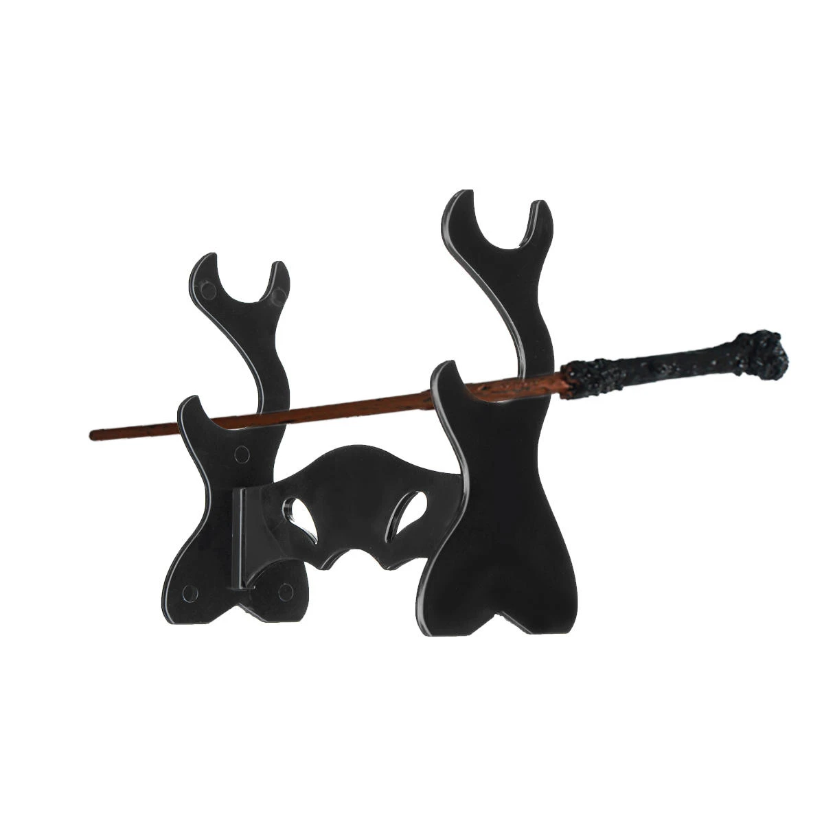 Wizarding Wand Display Stand - Black Acrylic Wand Holder for Wizard Twigs