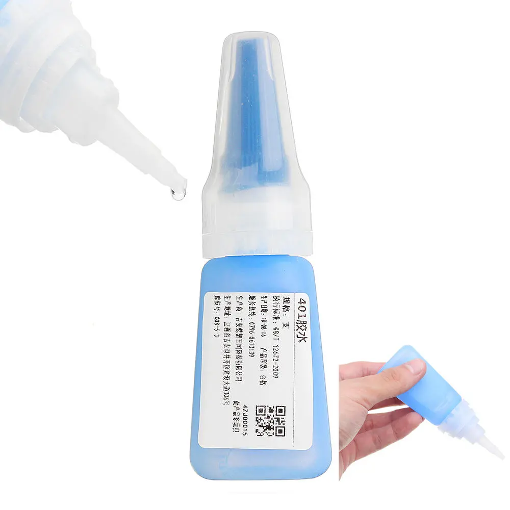 401 Instant Adhesive Glue - 20g Strong Liquid Glue for Wood, Plastic & Phone Repair