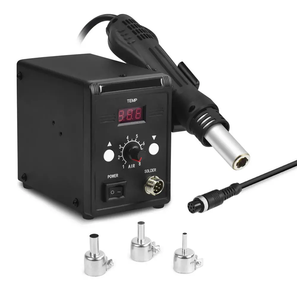 NEWACALOX 700W Hot Air Desoldering Station | SMD Rework Tool & Thermoregulator