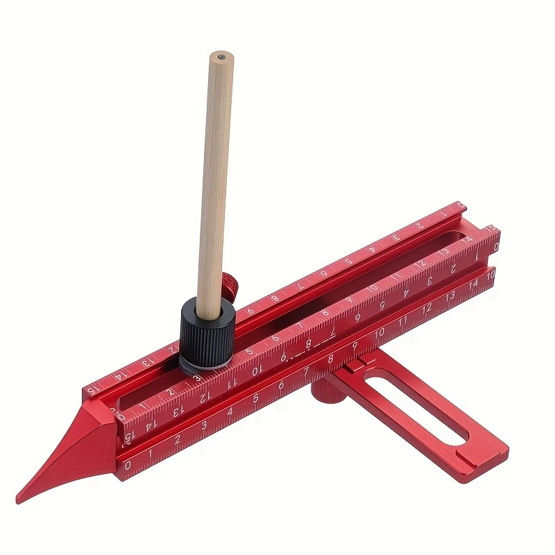 Precision Contour Gauge | 7.1 Inch Aluminum Alloy Scribing Tool for Woodworking