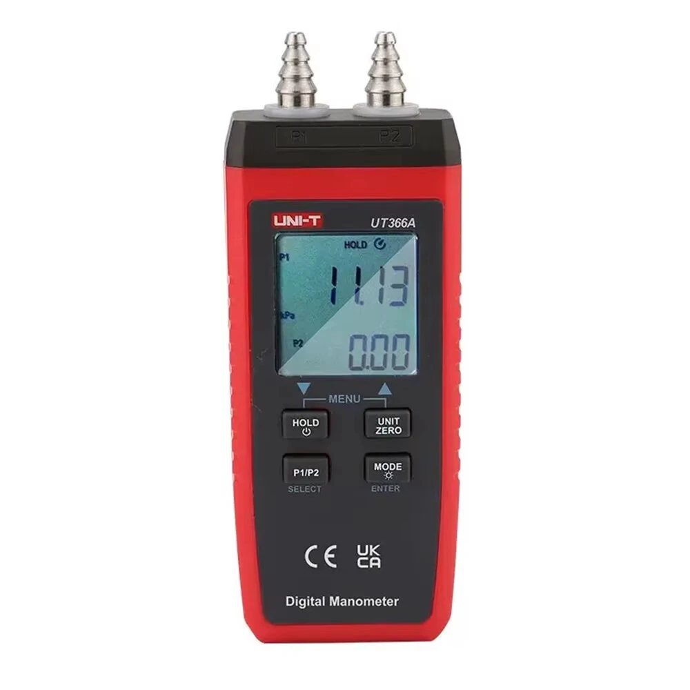 UNI-T UT366A Digital Manometer - Wind Speed & Air Pressure Gauge | Compact & Energy Saving
