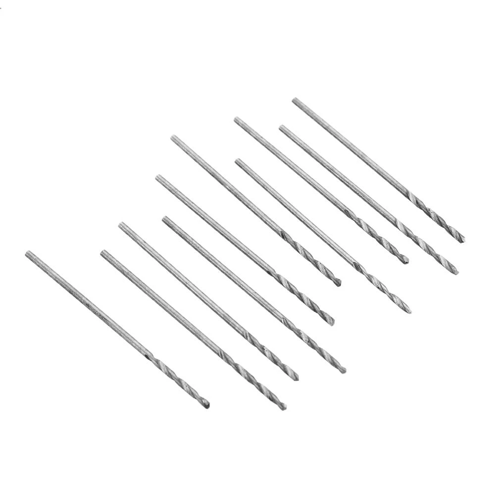 100pcs HSS High Speed Steel Drill Bits - 2.0mm Twist Drill Bit Set for Hand Drill