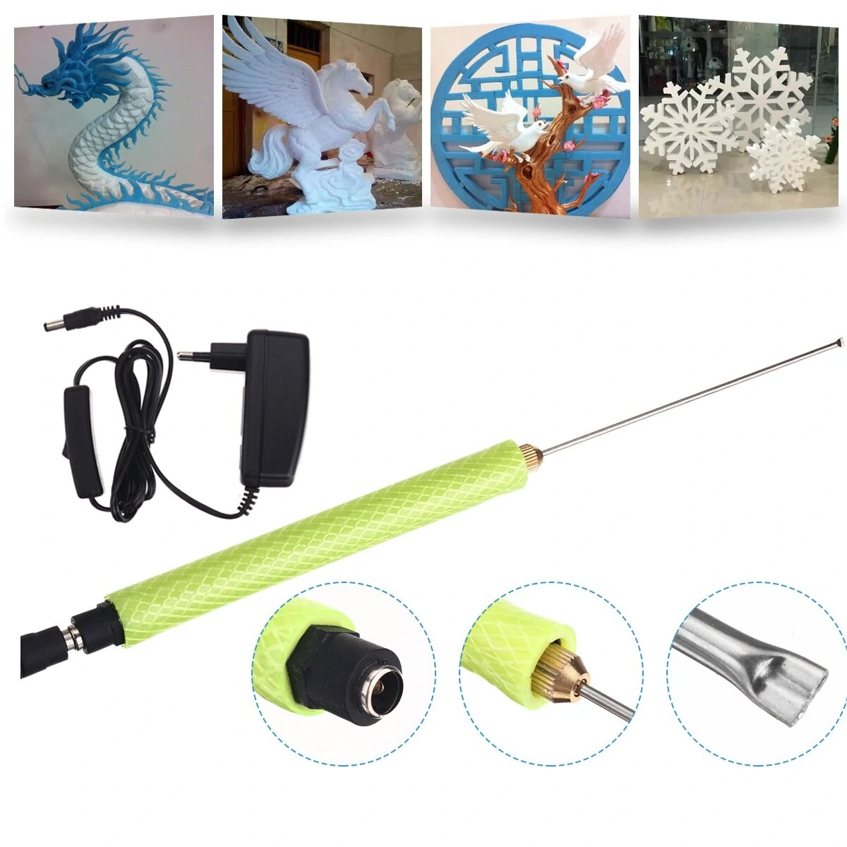 10cm Electric Foam Cutter Pen | AC100-240V DIY Craft Tool for Styrofoam