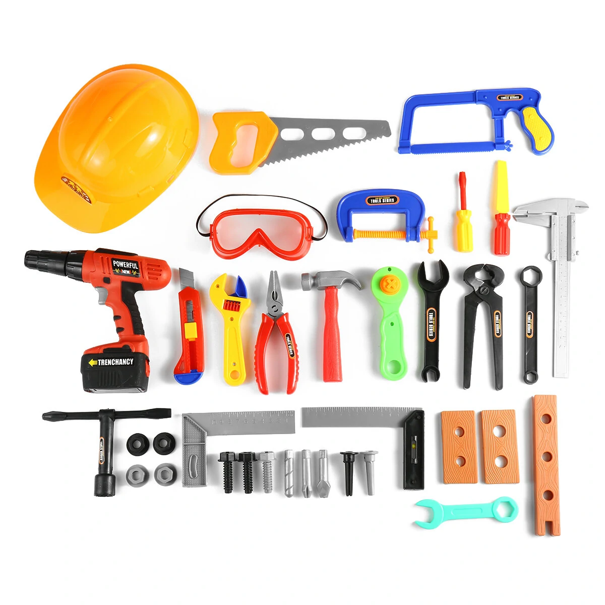 Craftsman Kids Tool Set - Electric Drill & Screwdriver Toy - DIY Engineer Repair Tools
