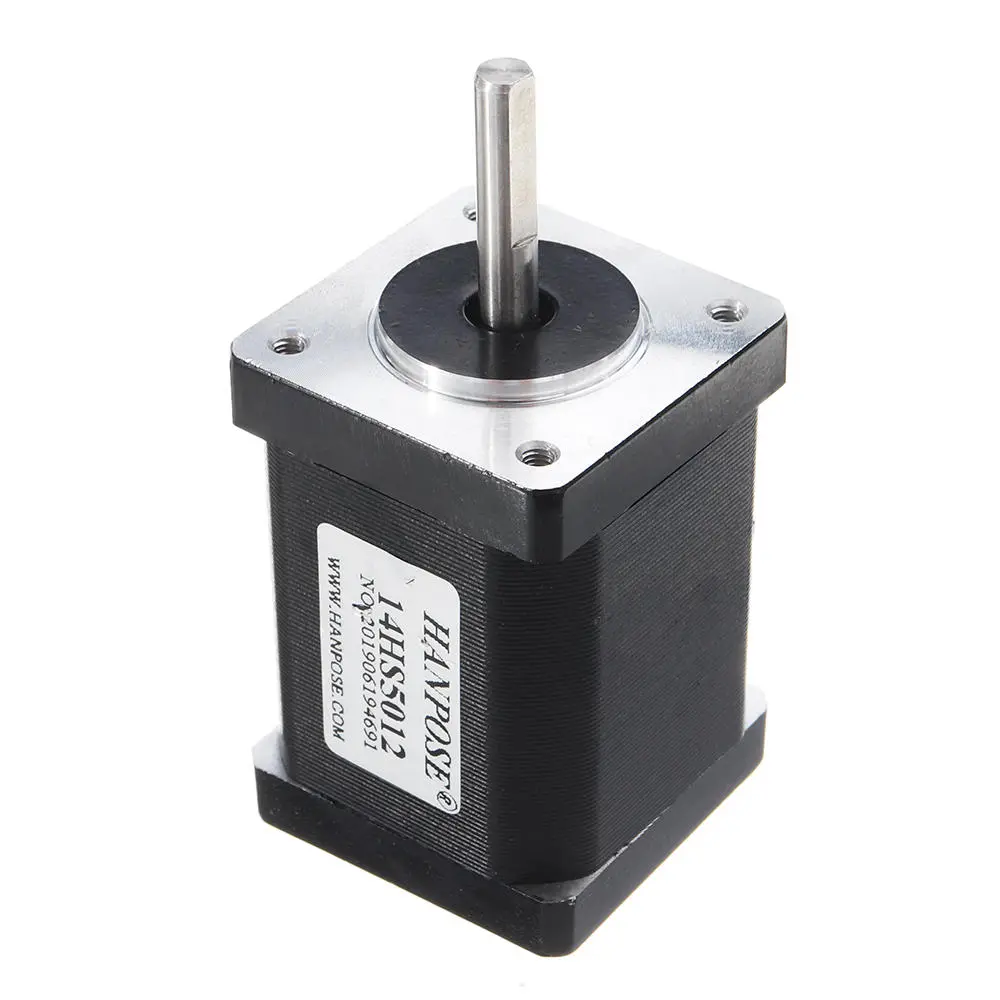 HANPOSE 50mm Nema 14 Stepper Motor - 35BYGH50 1.2A 0.30N.m for 3D Printer CNC