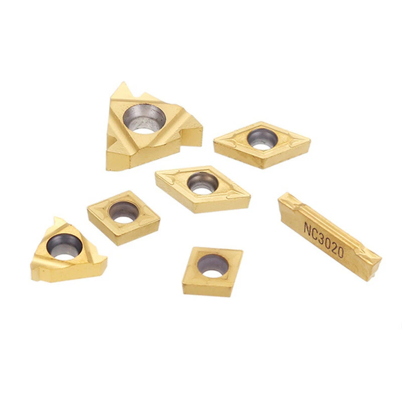 Carbide Inserts CCMT060204 - 7pcs for 12mm Shank Lathe Boring Bar | 11IR 16ER