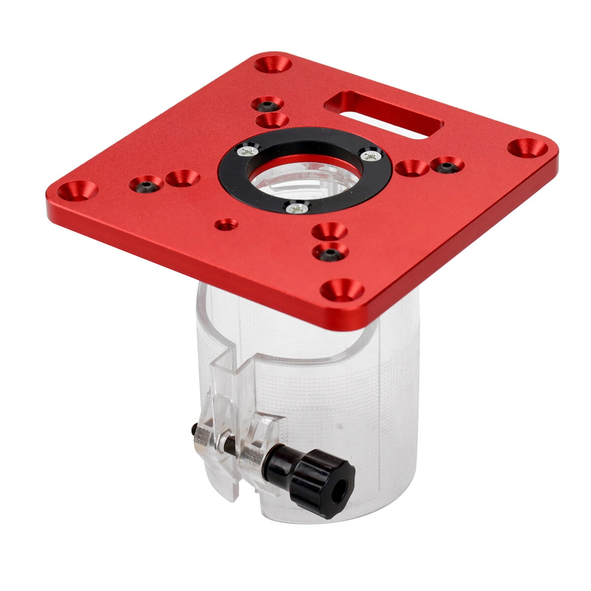 Multifunctional Aluminium Router Table Insert Plate | Woodworking Trimmer | 45x56 & 62x70mm