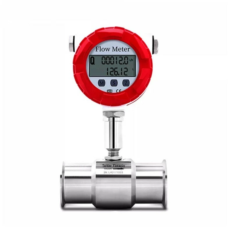 DN15/DN25 Turbine Flowmeter - Digital Flow Meter for Water, Diesel, Gasoline | 4-20mA