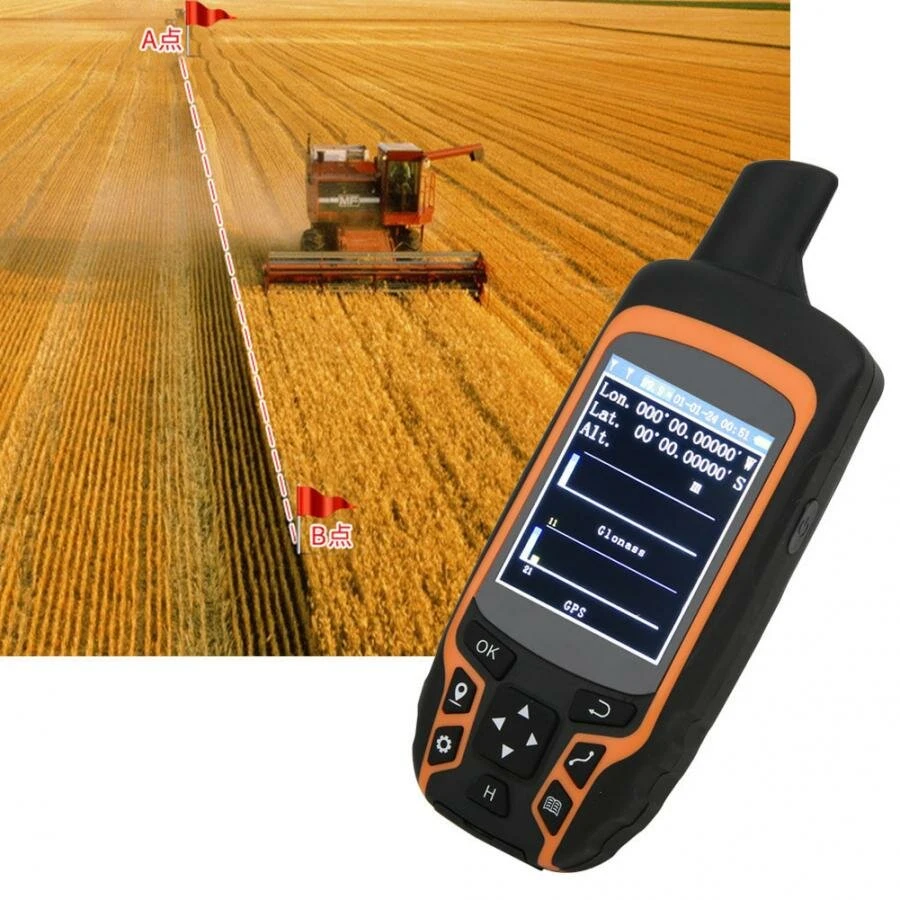 ZL-166 Handheld GPS Land Area Meter - TFT 2.4in Display | US Plug 100-240V