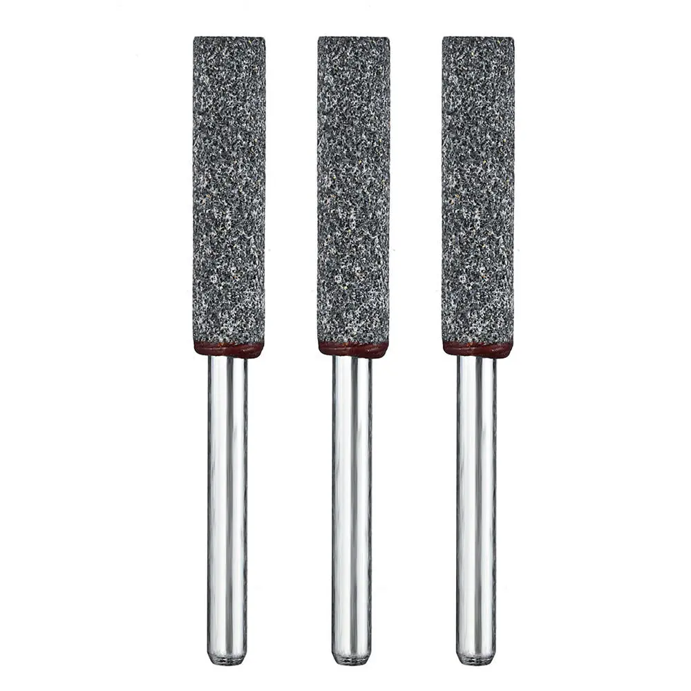 3pcs 5/32 Inch Diamond Grinding Head Set | Chainsaw Sharpener Burr Stone & Round File