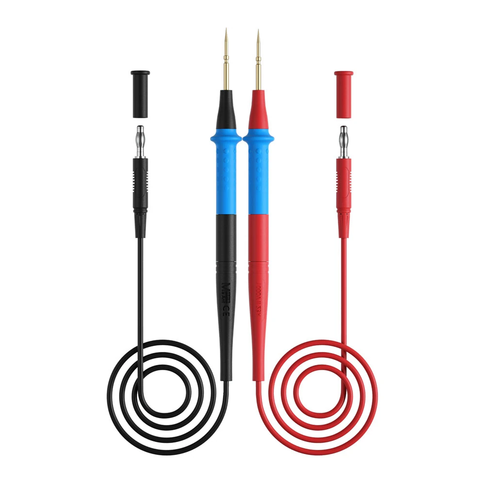 MA ANT P23A Multimeter Test Lead Set - 1000V 23A Detachable Tips | Silicone Wire