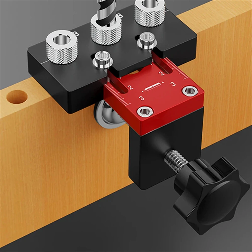 Woodworking 3 in 1 Dowel Jig Drill Kit | Self Centering & Portable | Sturdy Drill Guides