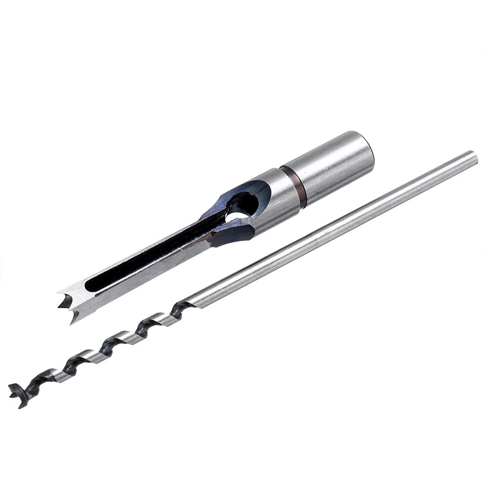 Woodworking Square Hole Drill Bit - 6-22mm Mortising Chisel Tenon Drill