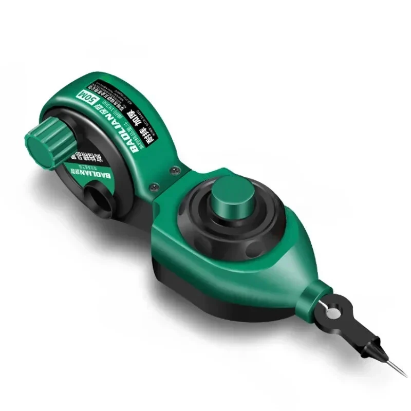 Carpentry Ink Line Marker - 50m Thread High Definition Level - Dual Ink Tank PV Resin Tool
