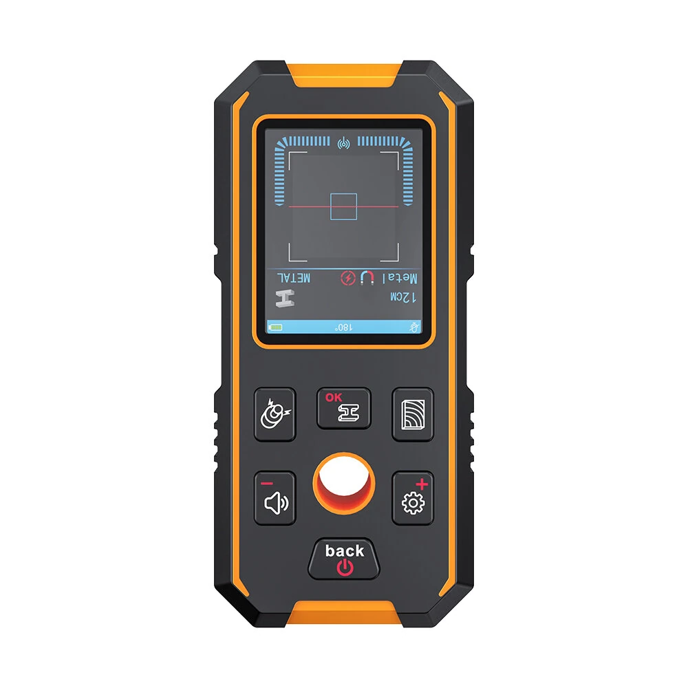 NOYAFA NF-513S Wall Metal Detector | 40m Laser Distance Meter | AC Wire & Pipe Probe | IP54 Compact Design