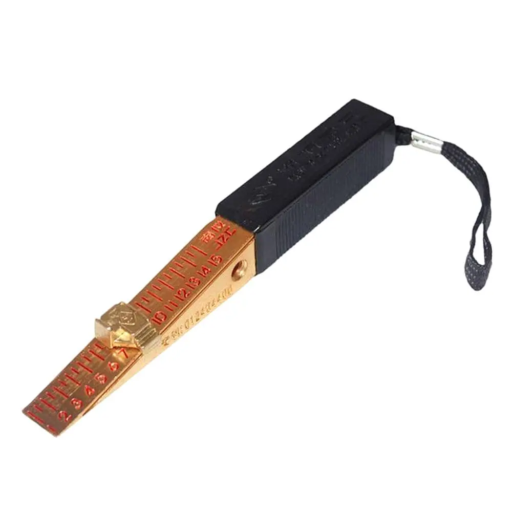 JZC Tapered Feeler Gauge | 0-15mm Precision Wedge | 0.5mm/0.2mm Gap Gage Tool