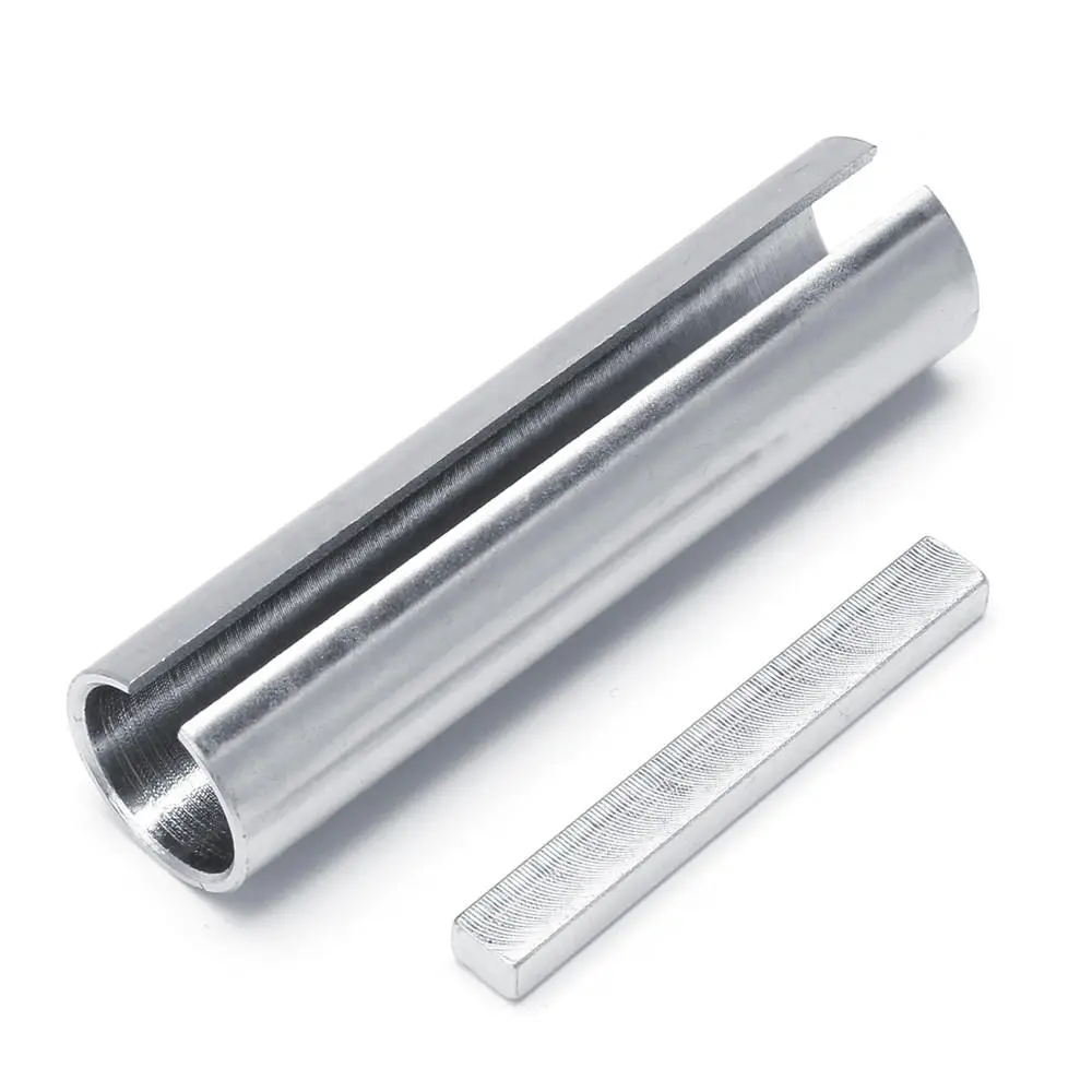 5/8 to 3/4 Inch Steel Shaft Adapter | Pulley Bore Reducer Sleeve Bushing with Keystock