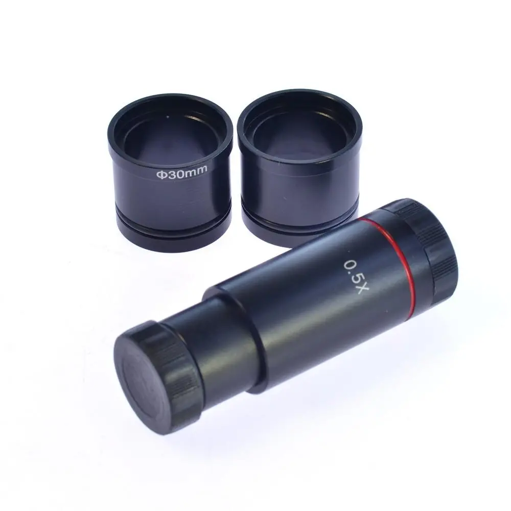 HAYEAR 0.5X C-Mount Lens Adapter - 23.2mm 30mm 30.5mm for Microscope Camera
