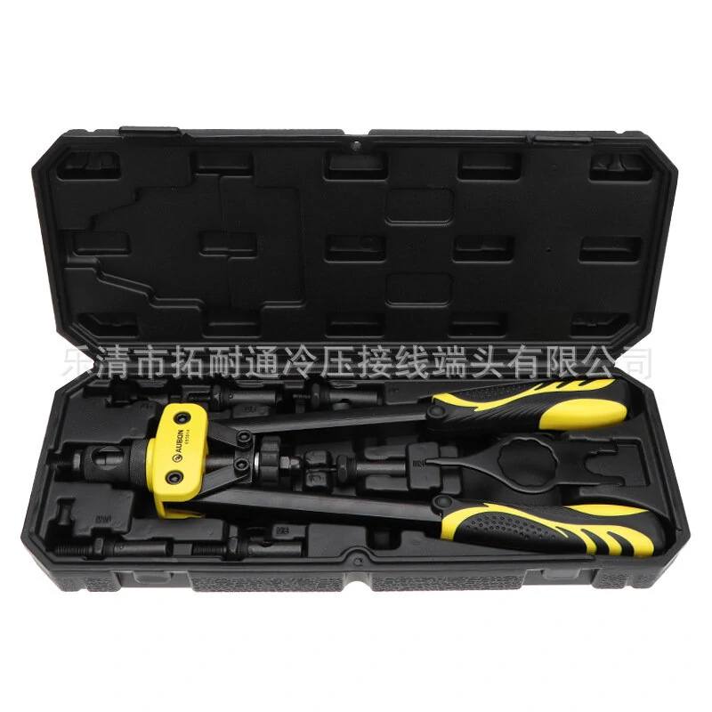 Manual Riveting Tool - M3 to M10 Nut Pliers with 200pcs Vertical Grain Rivet Nut Set