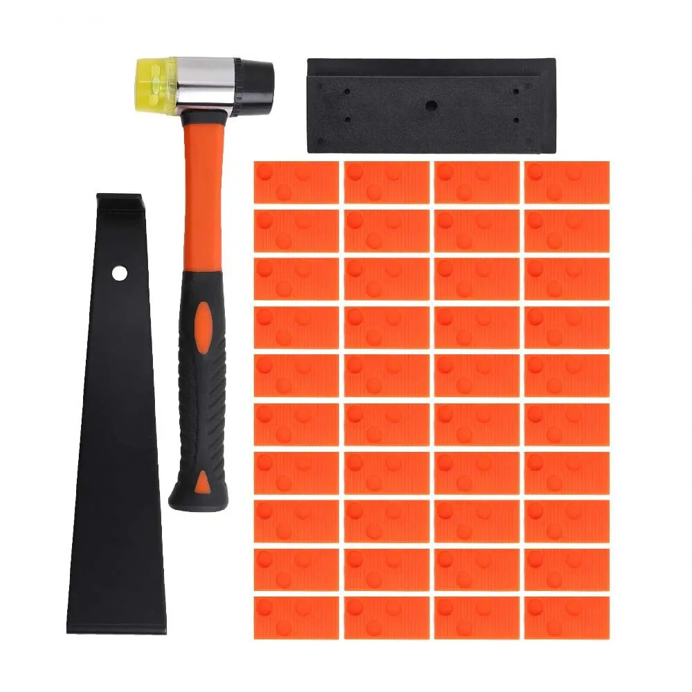 Laminate Flooring Installation Kit - 43-Piece with Pull Bar & 40 Spacers