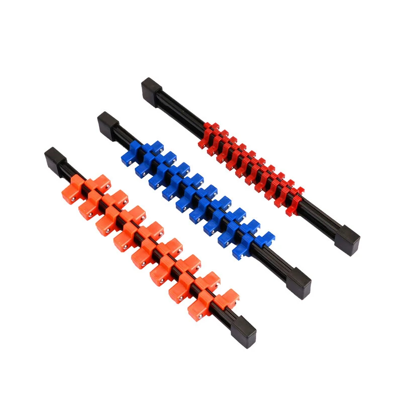 3/6PCS Double-sided Socket Holder | Universal 1/2-3/8-1/4 Drive | Plastic Tool Organizer