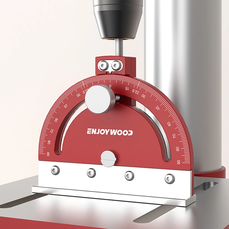 ENJOYWOOD Drill Press Protractor Guide - Adjustable Multi-Angle Precision Square